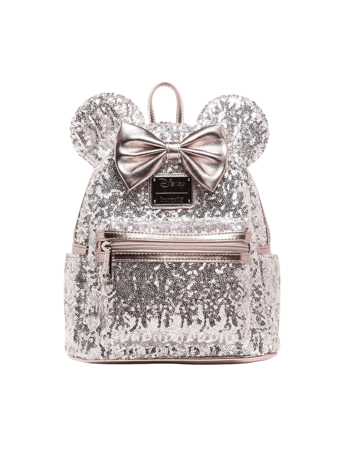 Sac à dos Minnie Sequins Argentés LOUNGEFLY
