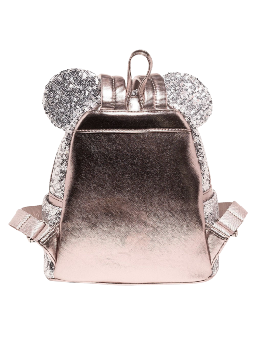 Sac à dos Minnie Sequins Argentés LOUNGEFLY