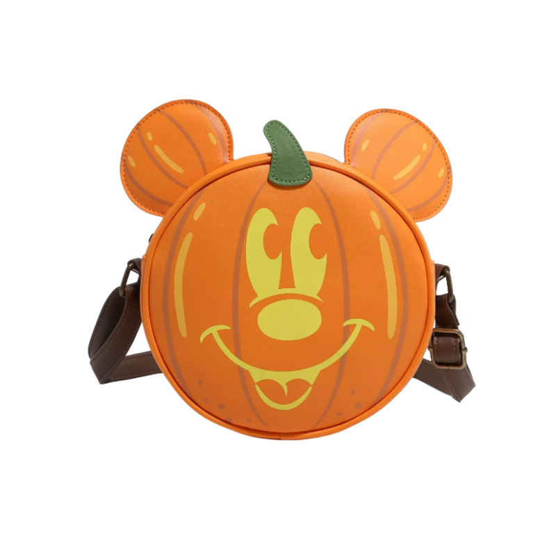 Sac Bandoulière Pumpkin Glow Mickey LOUNGEFLY