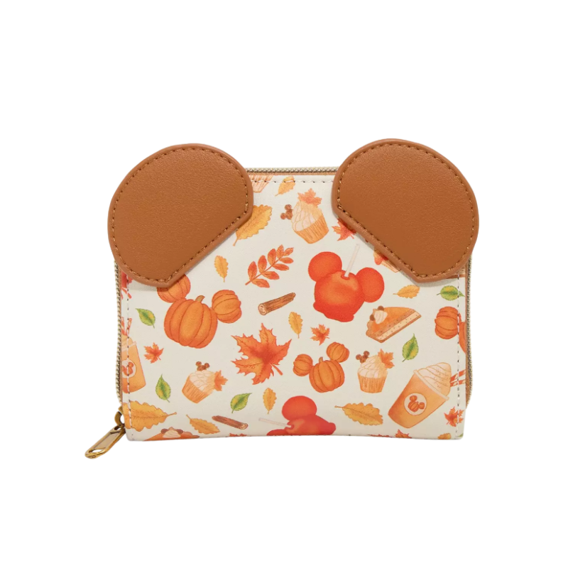 Portefeuille Pumpkin fall treats scented Mickey LOUNGEFLY