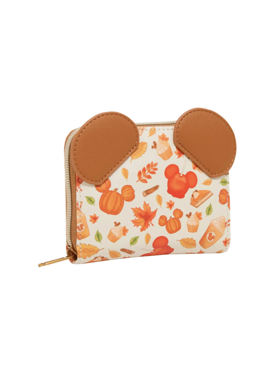 Portefeuille Pumpkin fall treats scented Mickey LOUNGEFLY