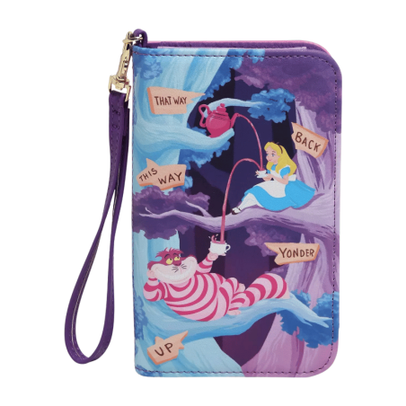 Portefeuille Alice & Cheshire cat Alice au pays des merveilles LOUNGEFLY