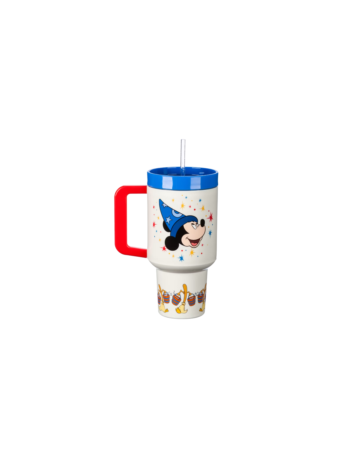Gobelet paille Mickey l'apprenti sorcier Fantasia Disney