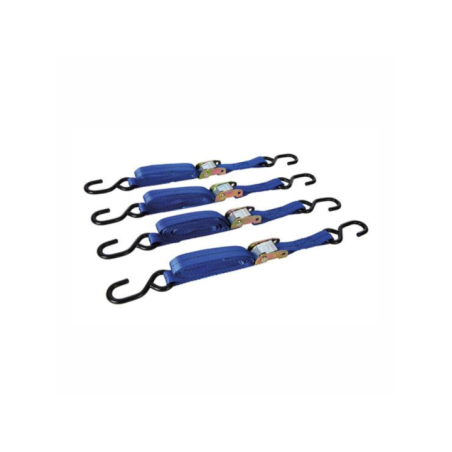 Sangles d'arrimage 4 pièces - SILVERLINE 217585