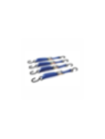 Sangles d'arrimage 4 pièces - SILVERLINE 217585