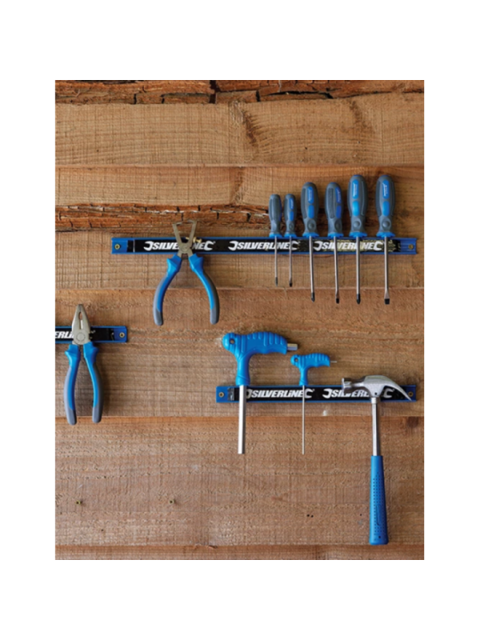 Barres magnétiques pour Outil SILVERLINE 366950 : Rangement Pratique