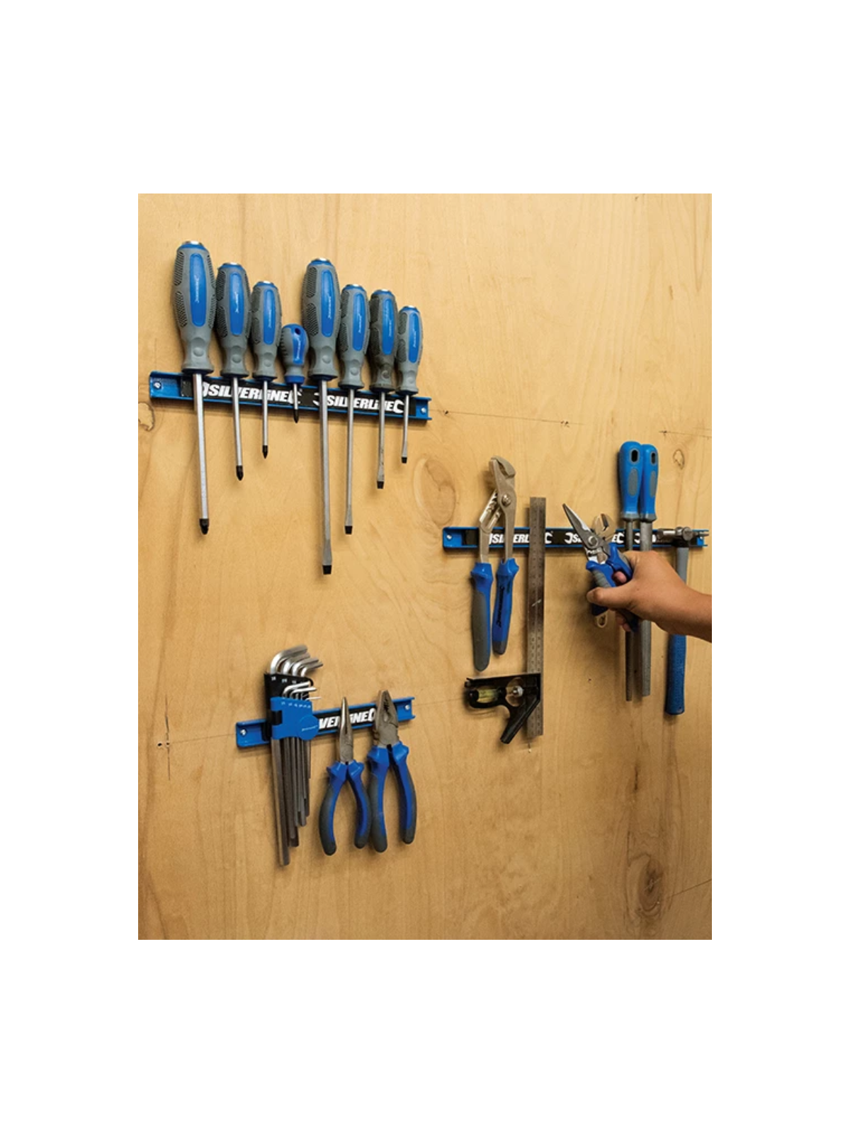 Barres magnétiques pour Outil SILVERLINE 366950 : Rangement Pratique
