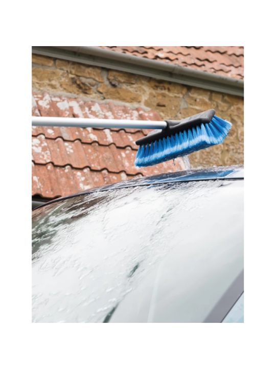 Brosse Nettoyage Voiture Télescopique 1.32 - 2.14  Silverline 723890