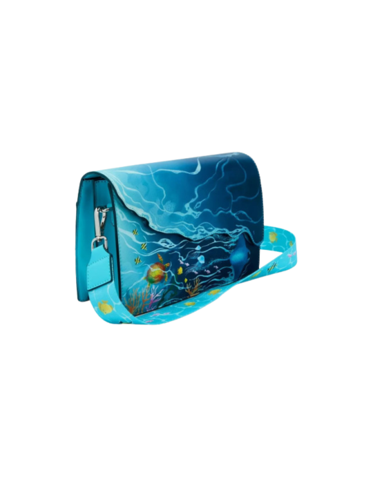 Sac à bandoulière wave océan Vaiana LOUNGEFLY