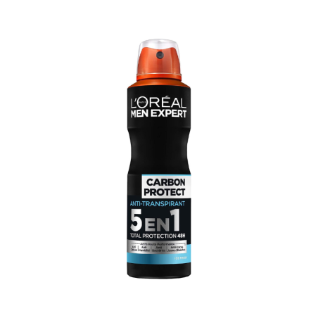 Déodorant anti transpirant carbon protect 150 ml - L'OREAL