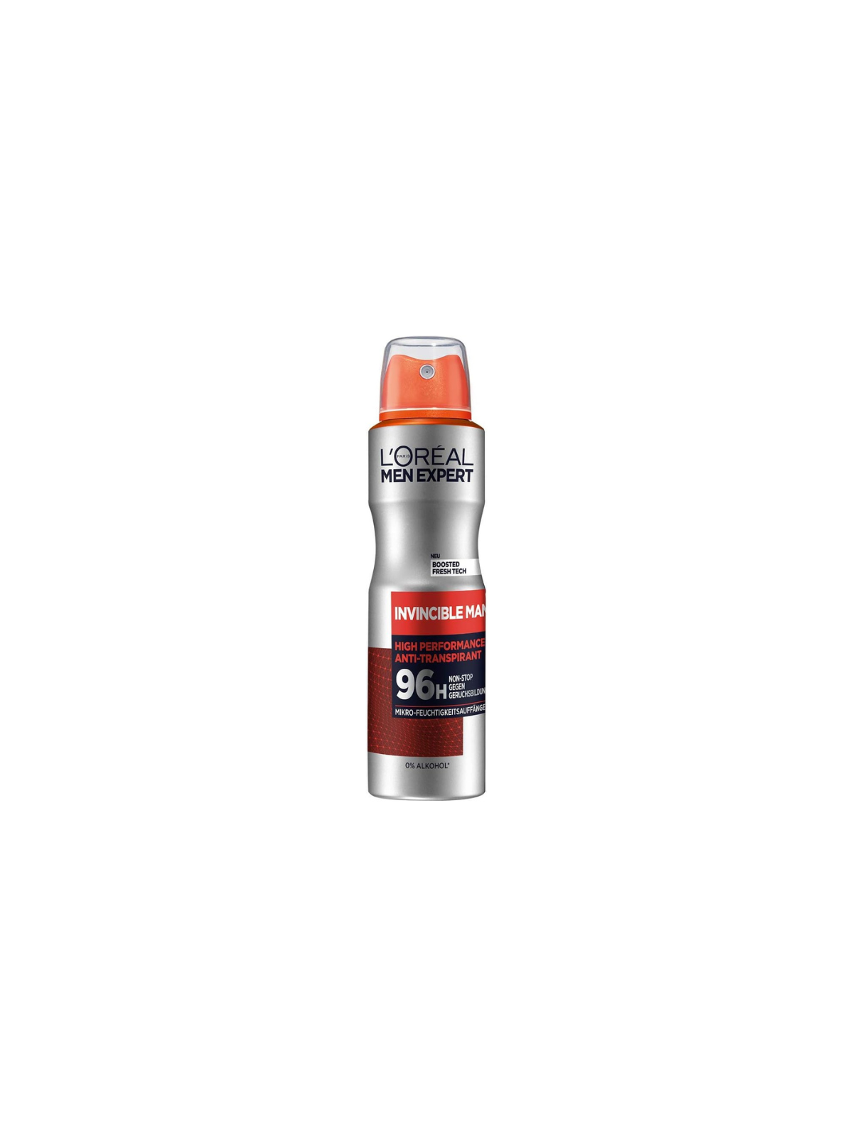 Déodorant invincible man 96h 150 ml - L'OREAL