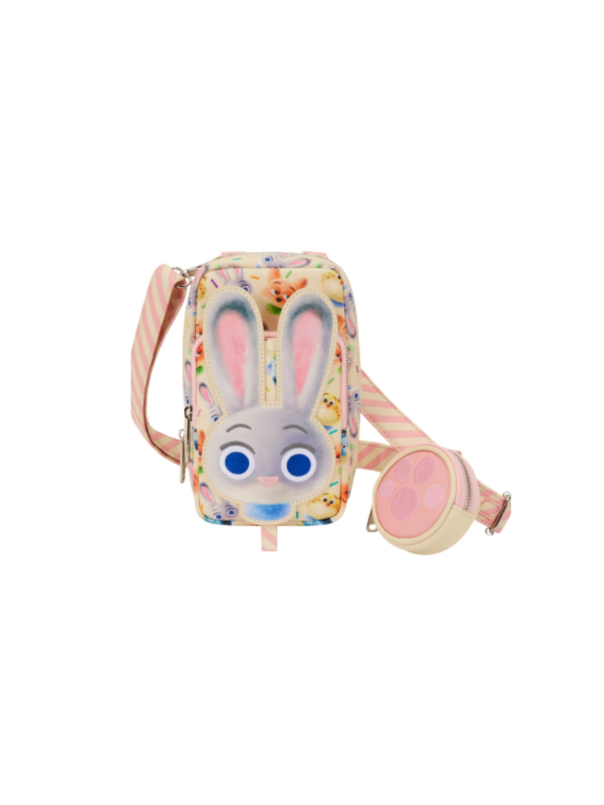Sac à bandoulière pour téléphone et son porte-monnaie Zootopie 2 LOUNGEFLY