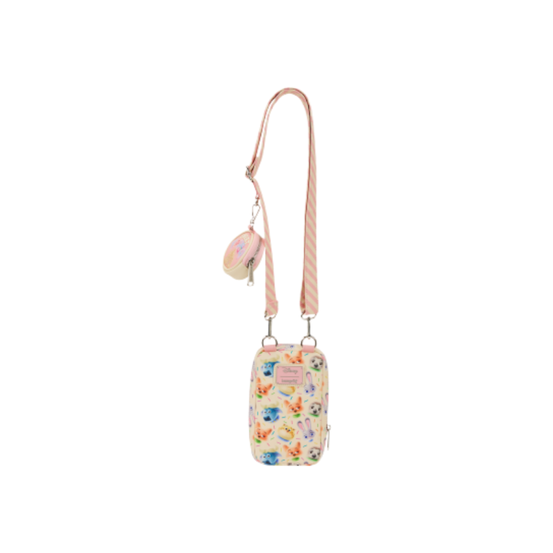 Sac à bandoulière pour téléphone et son porte-monnaie Zootopie 2 LOUNGEFLY