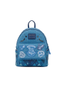 Sac a dos house of Hogwarts denim Harry Potter LOUNGEFLY