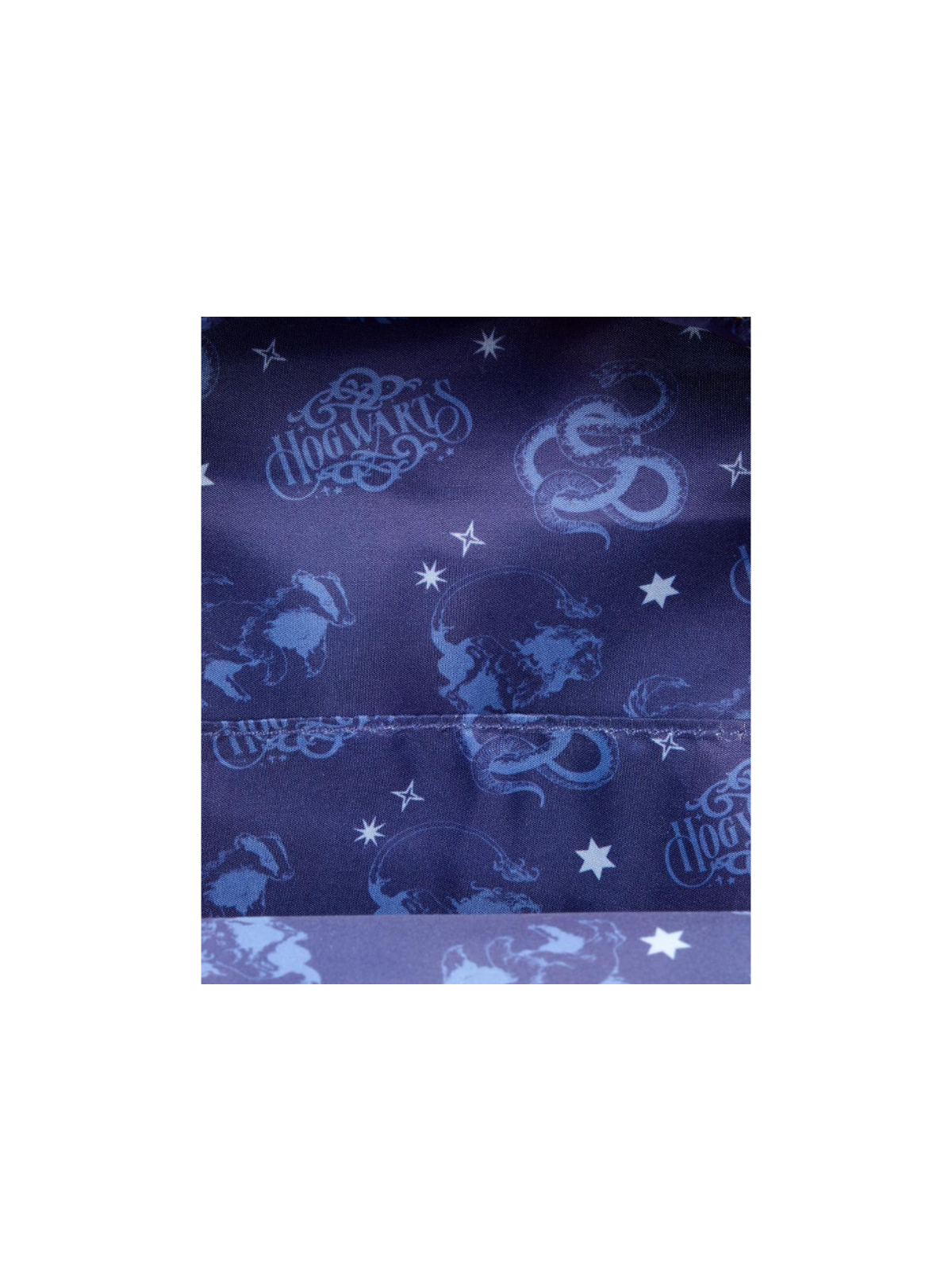 Sac a dos house of Hogwarts denim Harry Potter LOUNGEFLY