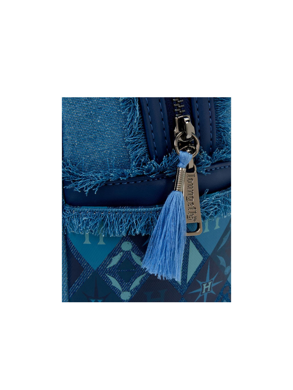 Sac a dos house of Hogwarts denim Harry Potter LOUNGEFLY