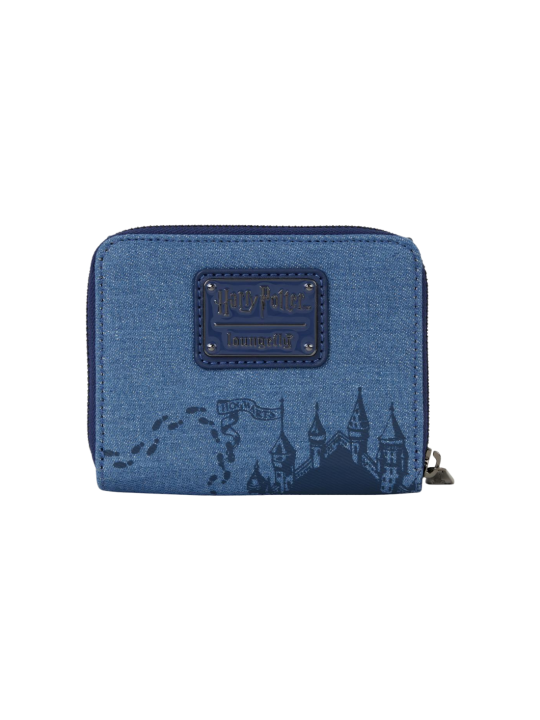 Portefeuille House of hogwarts denim Harry Potter LOUNGEFLY