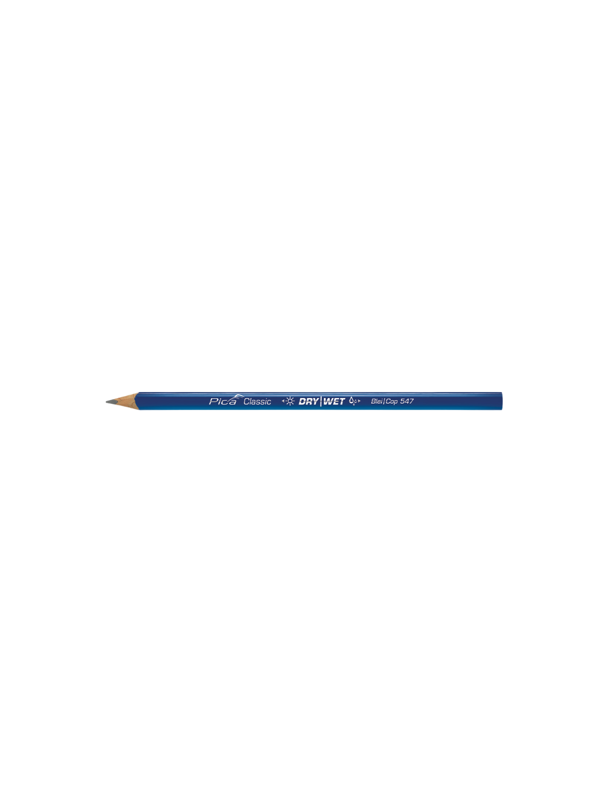 Crayon Charpentier 24 cm PICA 547/24 pour Bois DRY & WET