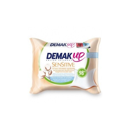 Lingettes démaquillantes sensitive - DEMAKUP