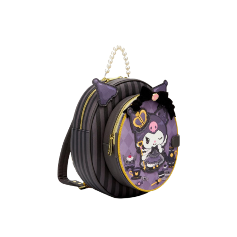 Sac à dos Royal tea 20th anniversaire Kuromi LOUNGEFLY