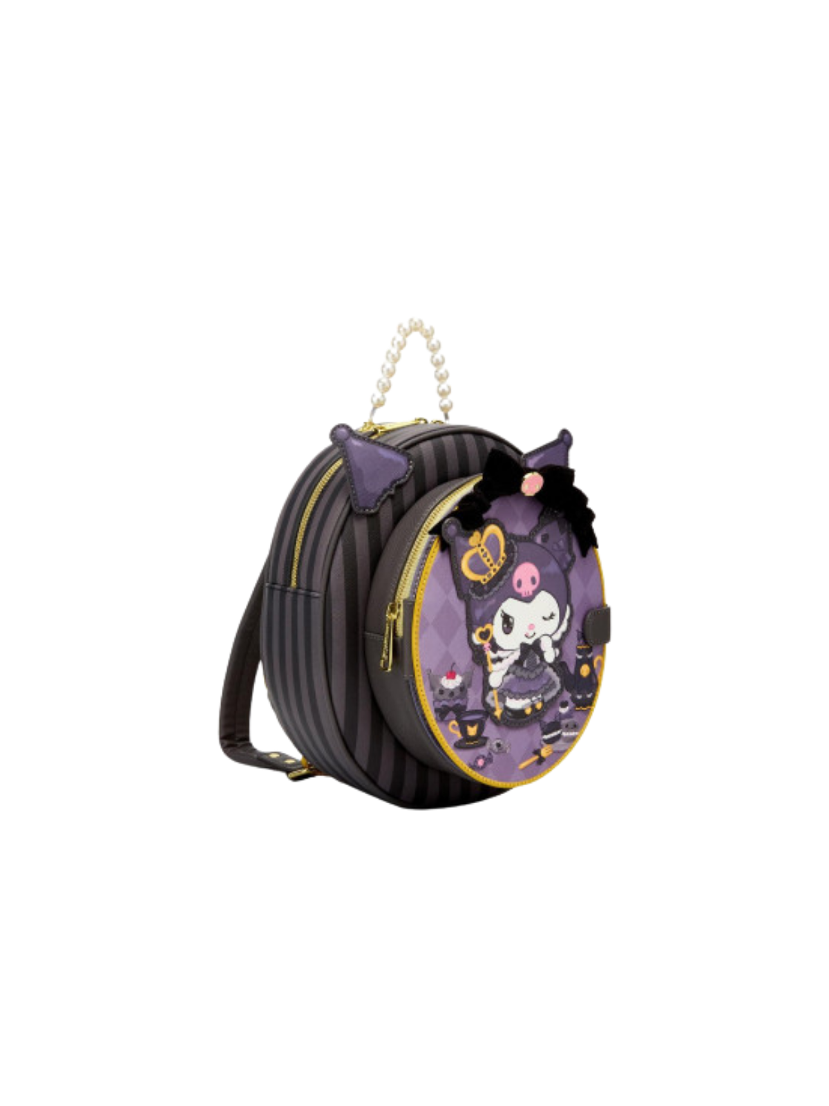 Sac à dos Royal tea 20th anniversaire Kuromi LOUNGEFLY