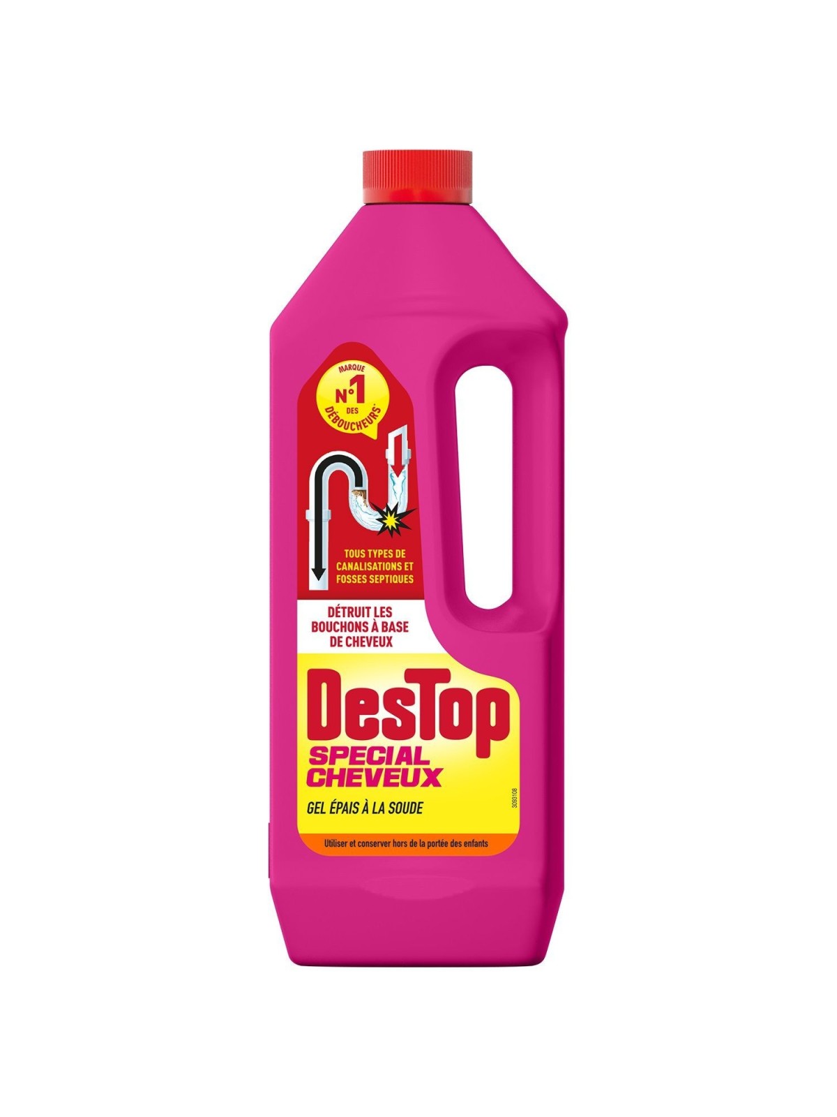 Destop Gel Déboucheur Special Cheveux 1L