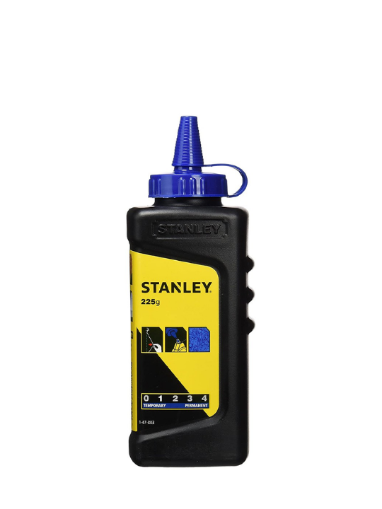Poudre à tracer bleu Stanley 1-47-403 pour un traçage précis
