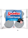 SPONTEX 2 flash éponge non rayante