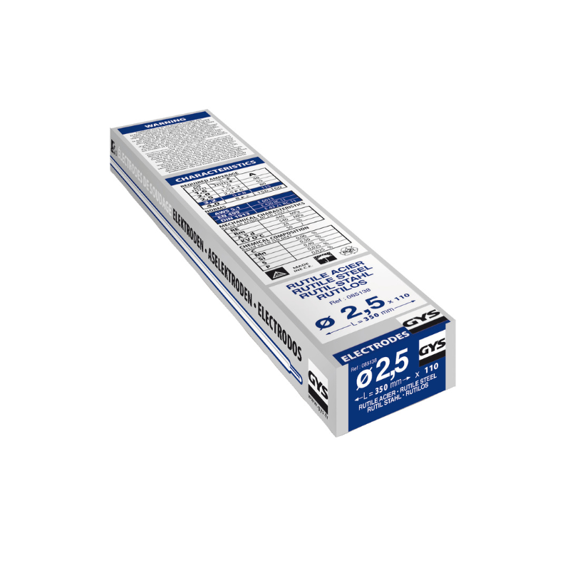 Electrodes soudure  ø 2.5 mm 350 mm GYS 085138 : Performances exceptionnelles
