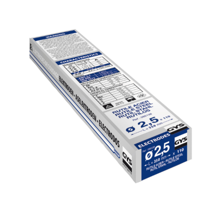 Electrodes soudure  ø 2.5 mm 350 mm GYS 085138 : Performances exceptionnelles