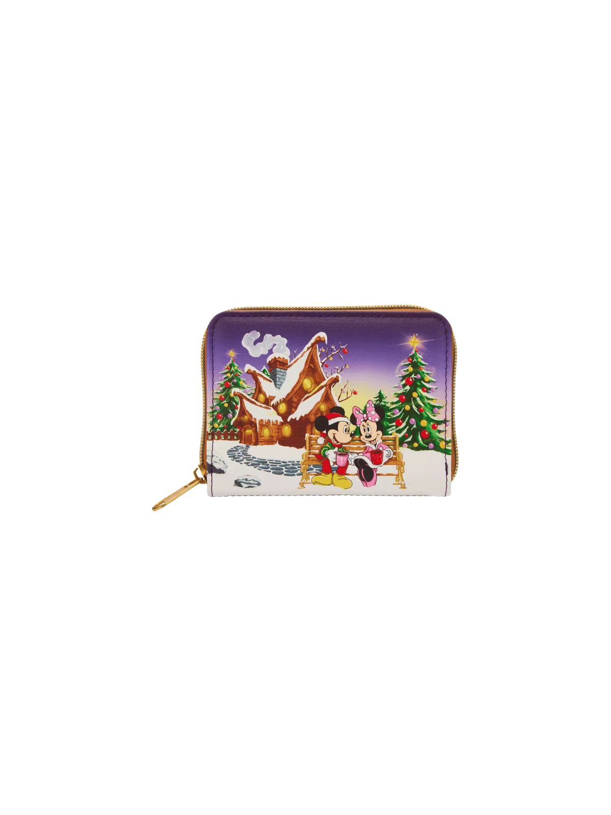 Portefeuille Mickey et Minnie Holiday House Noël LOUNGEFLY