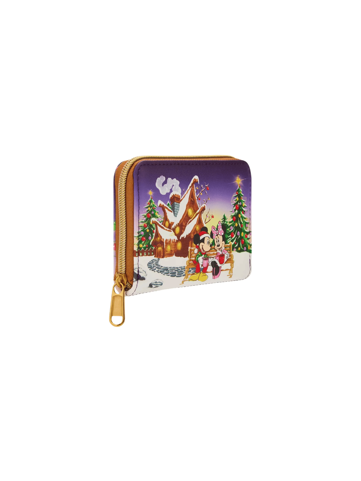 Portefeuille Mickey et Minnie Holiday House Noël LOUNGEFLY