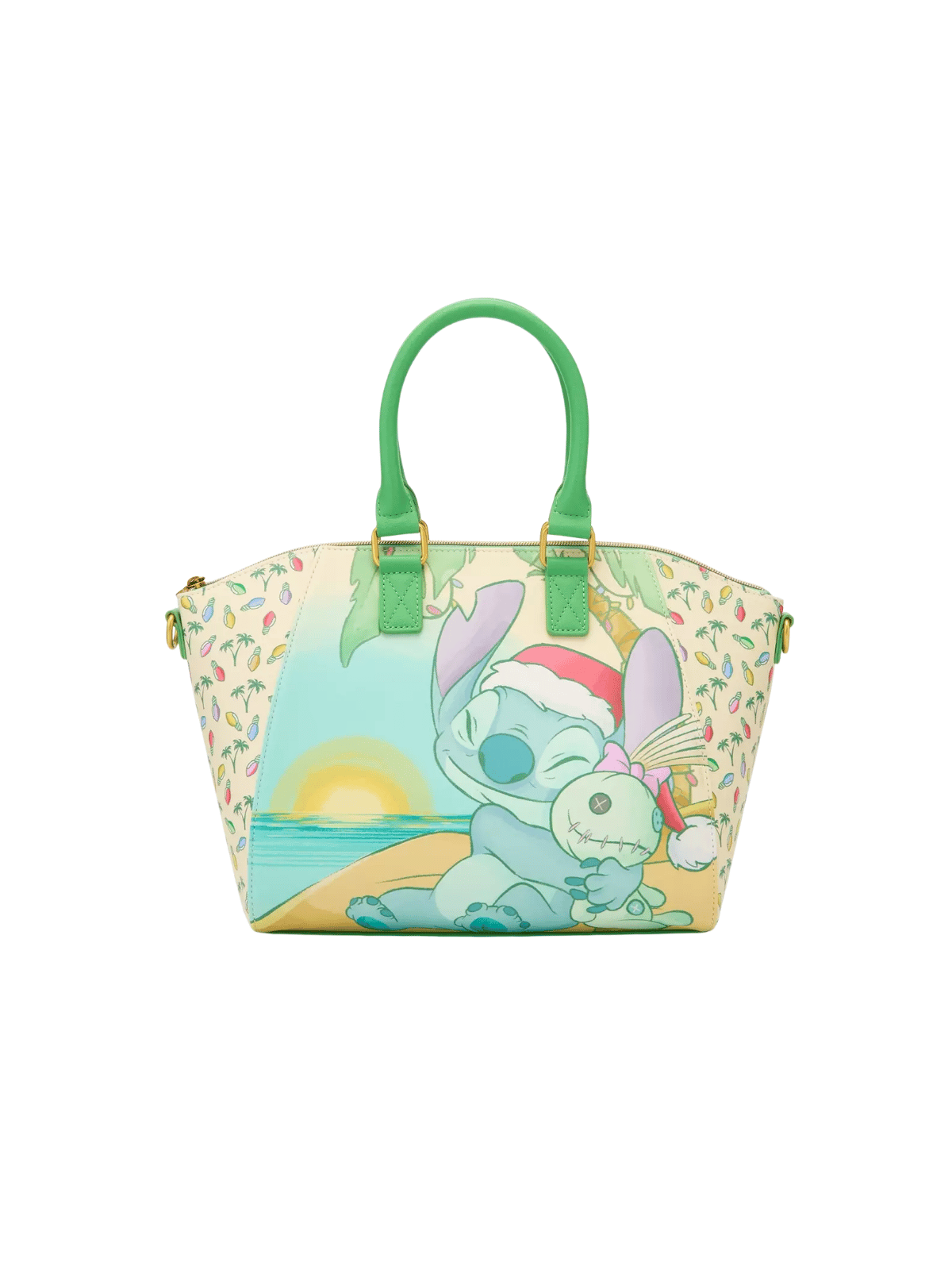 Sac à main Stitch et Souillon Noël LOUNGEFLY