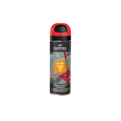 Traceur de chantier fluorescent orange Soppec