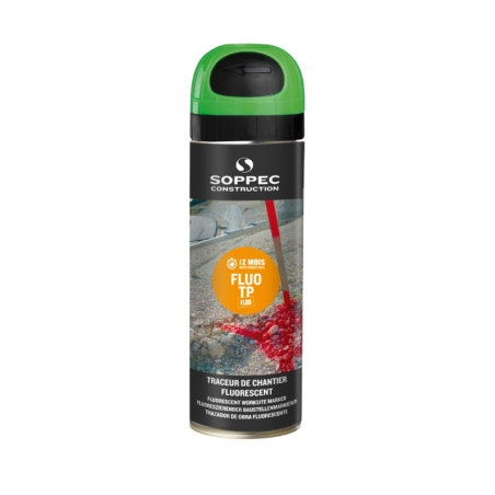 Traceur de chantier fluorescent vert Soppec 650ml