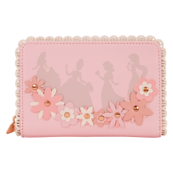 Portefeuille Disney Princess Belle Pink Floral LOUNGEFLY