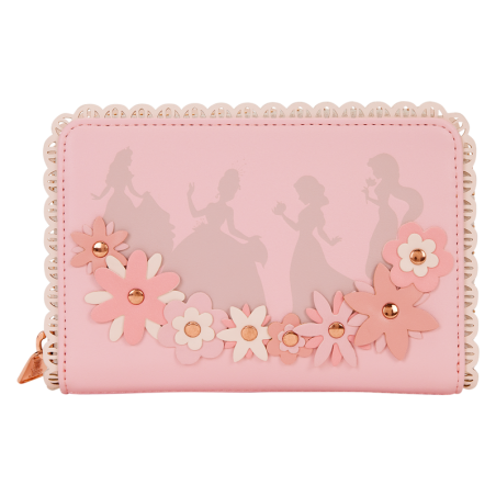 Portefeuille Disney Princess Belle Pink Floral LOUNGEFLY
