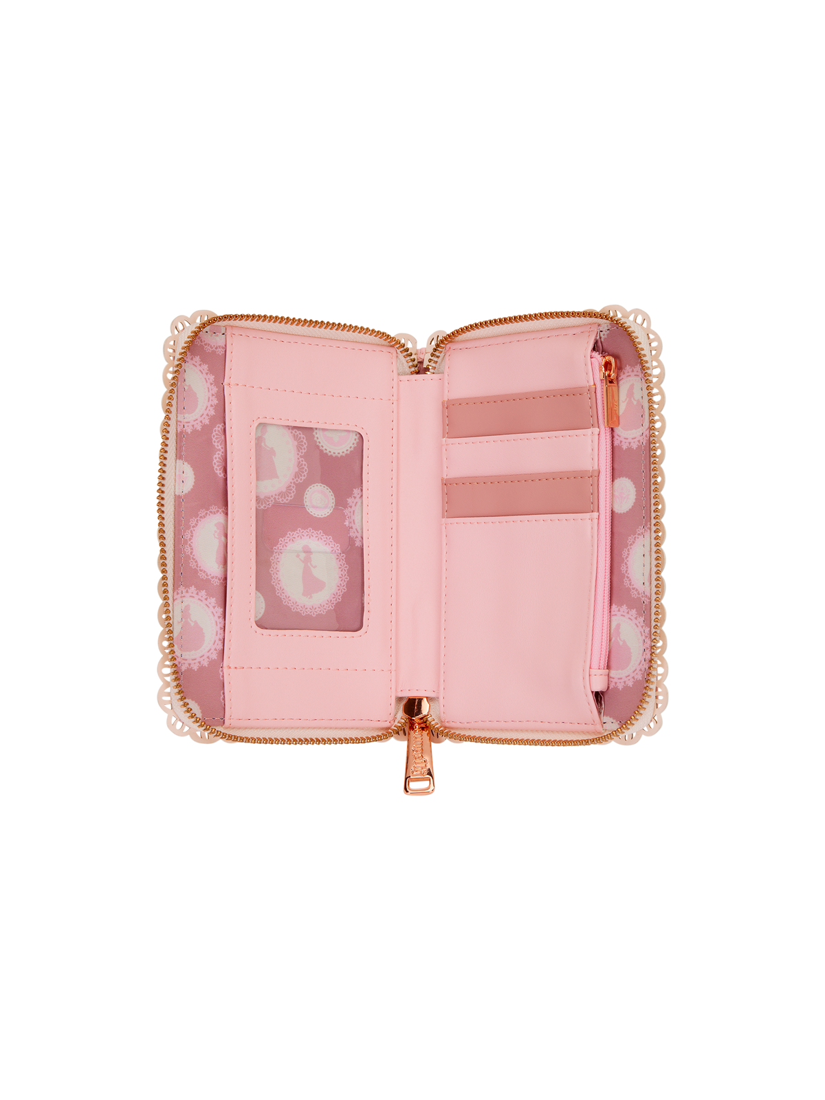 Portefeuille Disney Princess Belle Pink Floral LOUNGEFLY