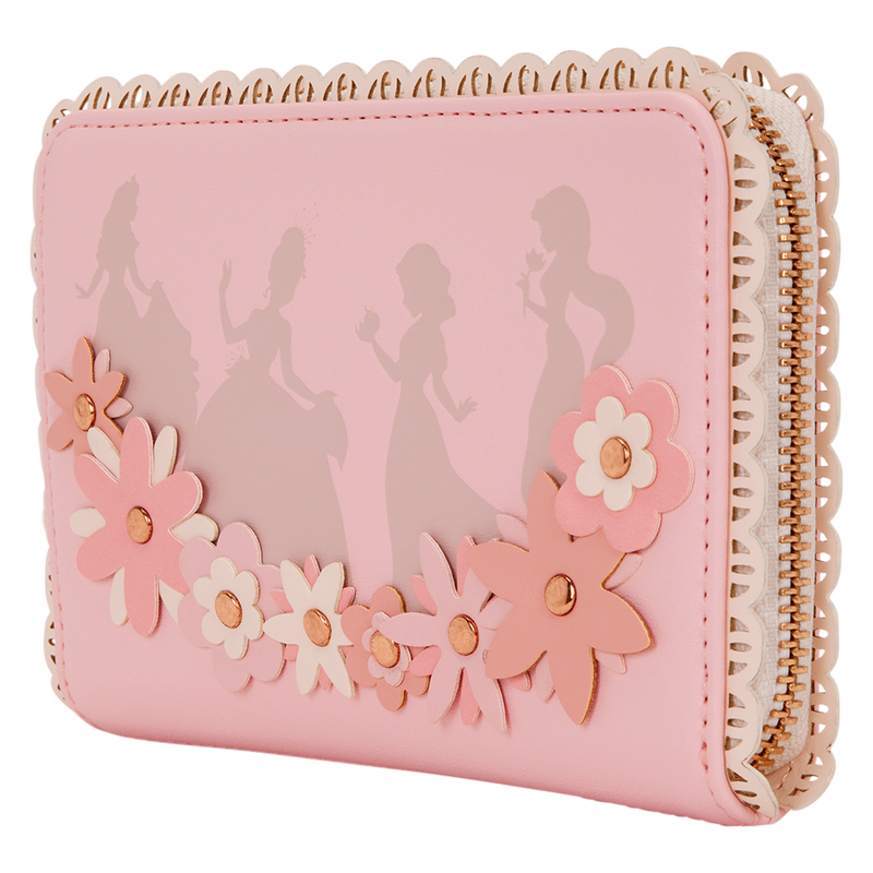 Portefeuille Disney Princess Belle Pink Floral LOUNGEFLY