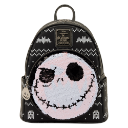 Sac à dos L'étrange Noël de Mr Jack Reversible Sequins LOUNGEFLY