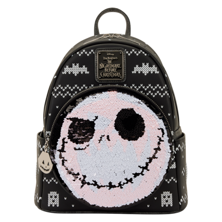 Sac à dos L'étrange Noël de Mr Jack Reversible Sequins LOUNGEFLY