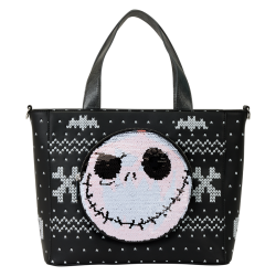 Sac L'étrange Noël de Mr Jack Reversible Sequins LOUNGEFLY