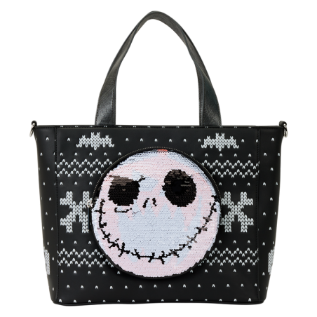 Sac L'étrange Noël de Mr Jack Reversible Sequins LOUNGEFLY