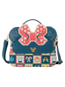 Sac bandoulière Minnie Checker Holiday LOUNGEFLY