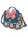 Sac bandoulière Minnie Checker Holiday LOUNGEFLY