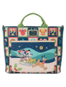 Sac convertible Mickey et ses amis Checker Holiday LOUNGEFLY