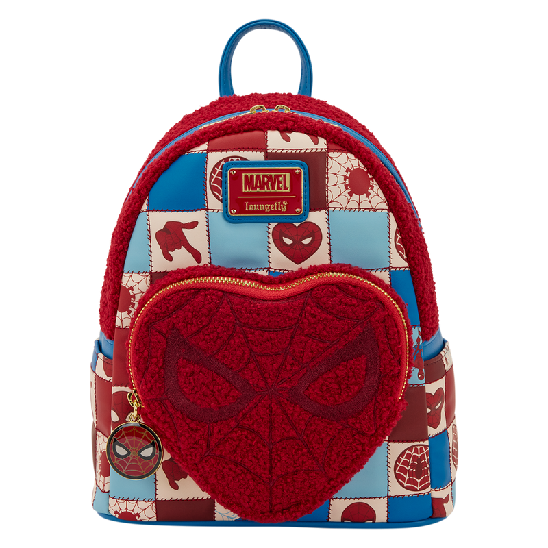 Sac à dos Marvel Spiderman Sherpa Heart LOUNGEFLY