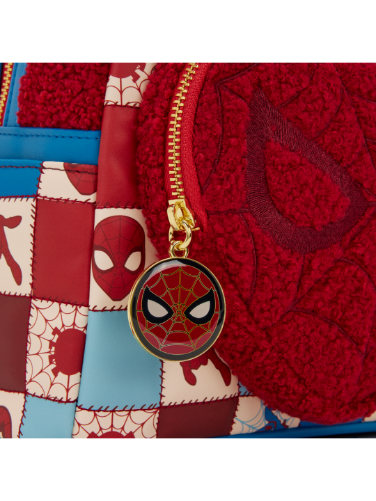 Sac à dos Marvel Spiderman Sherpa Heart LOUNGEFLY