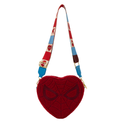Sac bandoulière Marvel SpiderMan Sherpa Heart LOUNGEFLY