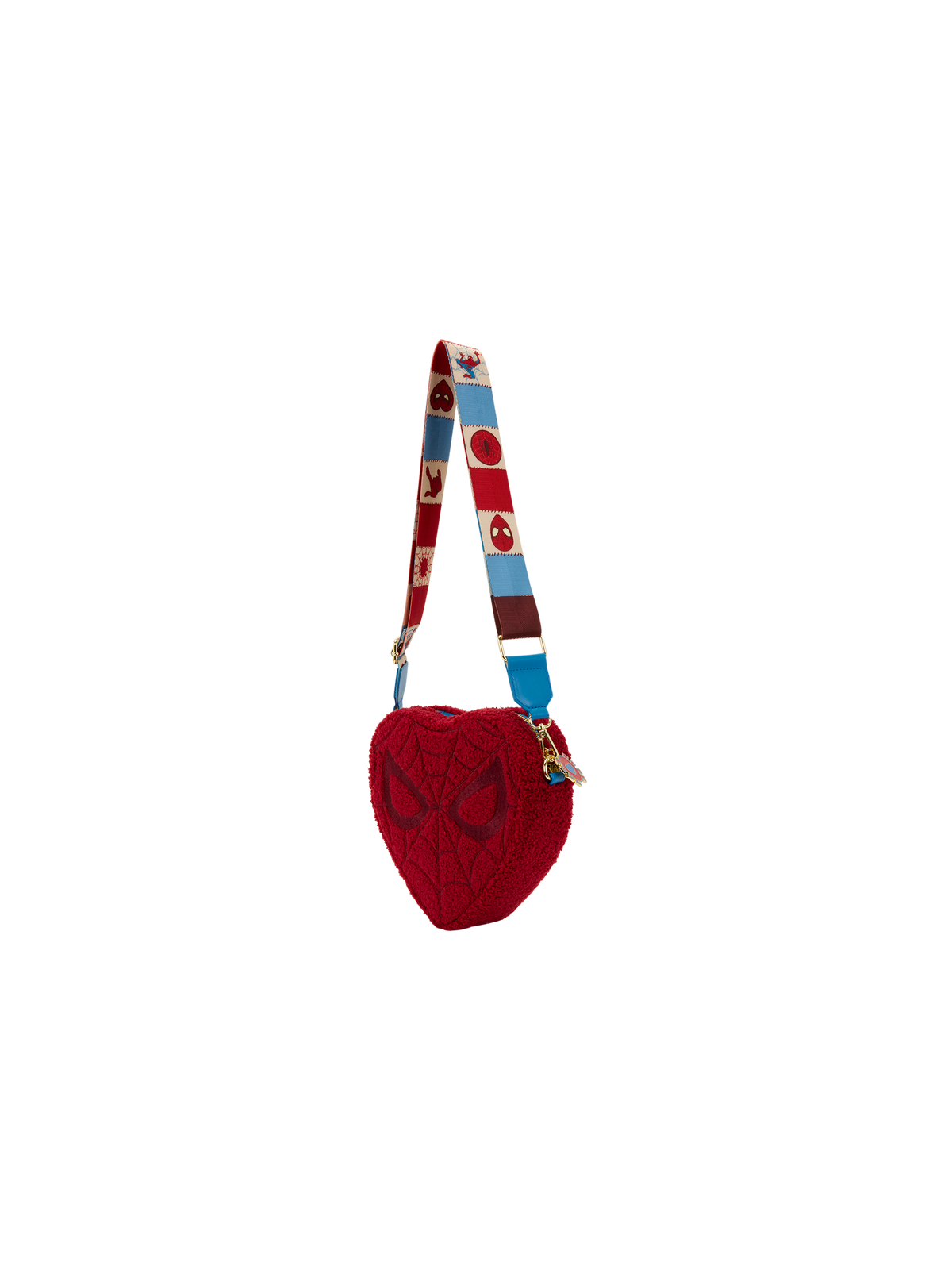 Sac bandoulière Marvel SpiderMan Sherpa Heart LOUNGEFLY
